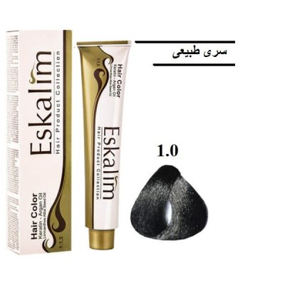 رنگ مو اسکالیم 1.0 مشکی طبیعی - Eskalim