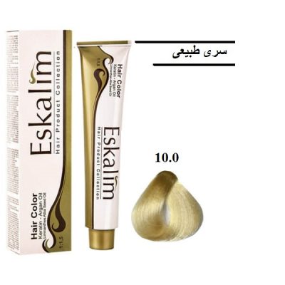 رنگ مو اسکالیم 10.0 بلوند پلاتینه طبیعی - Eskalim
