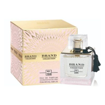 عطر جیبی حجم 25 میل شماره 104 لالیکلامور برند کالکشن - Brand Collection