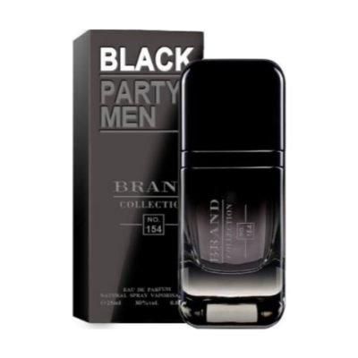 عطر جیبی حجم 25 میل شماره 154 کالورینا 212 vip هررا مشکی برند کالکشن - Brand Collection