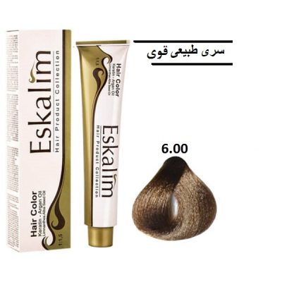 رنگ مو اسکالیم 6.00 بلوند طبیعی تیره قوی -  Eskalim