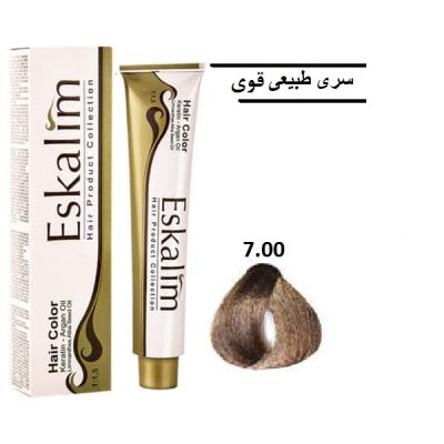 رنگ مو اسکالیم 7.00 بلوند طبیعی متوسط قوی -  Eskalim