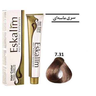 رنگ مو اسکالیم 7.31 بلوند ماسه ای متوسط - Eskalim