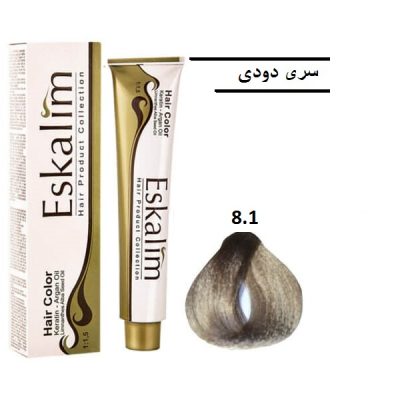 رنگ مو اسکالیم 8.1 بلوند دودی روشن
 -  Eskalim