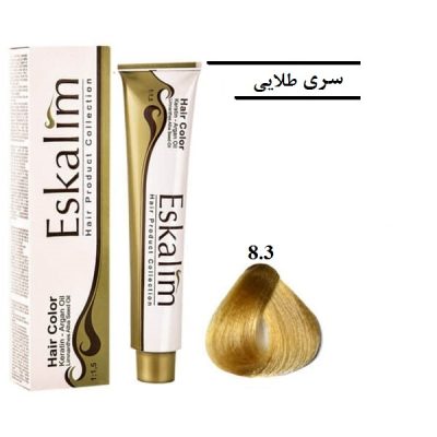 رنگ مو اسکالیم 8.3 بلوند طلایی روشن - Eskalim