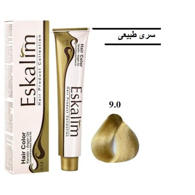 رنگ مو اسکالیم 9 بلوند خیلی روشن طبیعی - Eskalim