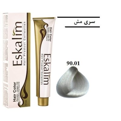 رنگ مو اسکالیم 90.01 هایلایت دودی - Eskalim