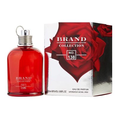 ادکلن زنانه برند کالکشن کد 138 رایحه کاشارل آمور (Cacharel Amor Amor) حجم 25 میل - Brand Collection