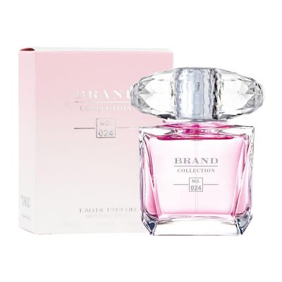 ادکلن زنانه برند کالکشن کد 024 رایحه ورساچه برایت کریستال (Versace Bright Crystal) حجم 25 میل - Brand collection