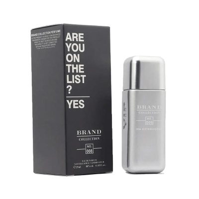 ادکلن مردانه برند کالکشن کد 008 رایحه کارولینا هررا سی اچ 212 وی‌آی پی  (Carolina Herrera 212 VIP) حجم 25 میل - Brand collection