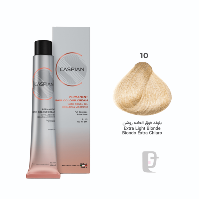 رنگ مو 10.0 کاسپین Caspian 100ml
