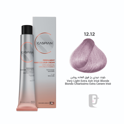 رنگ مو 12.12 کاسپین Caspian 100ml