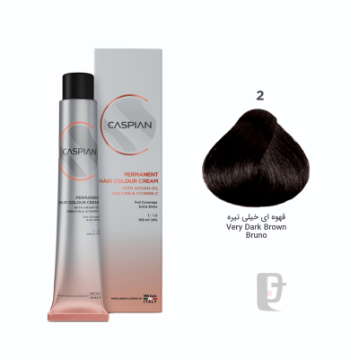 رنگ مو 2.0 کاسپین Caspian 100ml