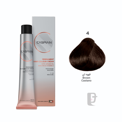 رنگ مو 4.0 کاسپین Caspian 100ml