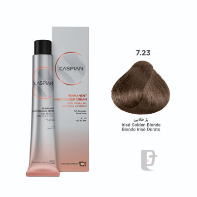 رنگ مو 7.23 کاسپین Caspian 100ml