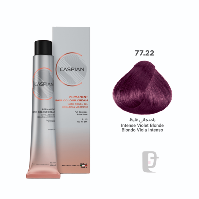 رنگ مو 77.22 کاسپین Caspian 100ml