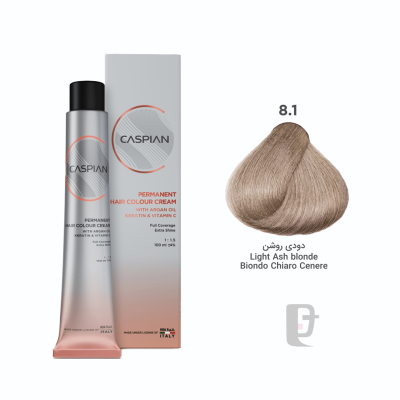 رنگ مو 8.1 کاسپین Caspian 100ml