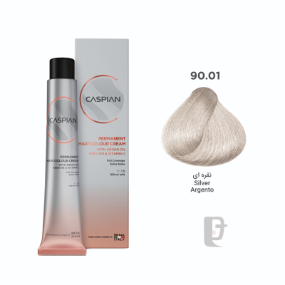 رنگ مو 90.01 کاسپین Caspian 100ml