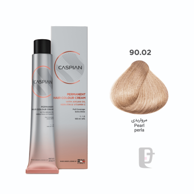 رنگ مو 90.02 کاسپین Caspian 100ml