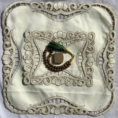 جانماز ارکیده پشت ساتن  45 * 45