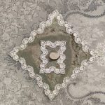 جانماز مدل مخمل قیطون دوزی نسیم ( چشم ) کد 40 - تصویر 2